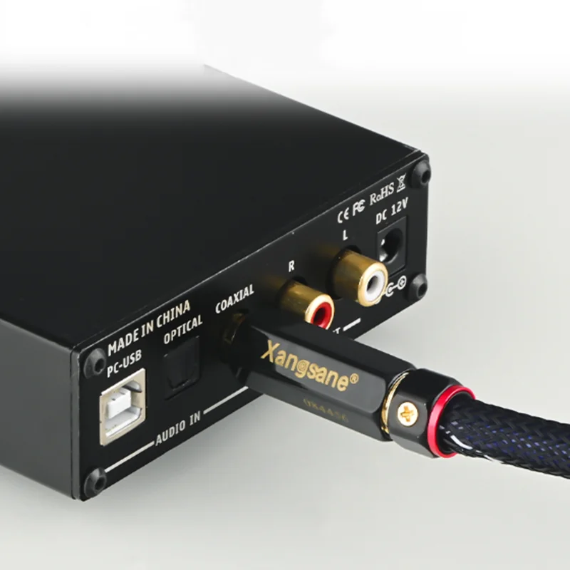 Âm Thanh HiFi RCA Kỹ Thuật Số Cáp Đồng Trục 75Ohm IT65G Mạ Bạc Khuếch Đại Loa Siêu Trầm Dây