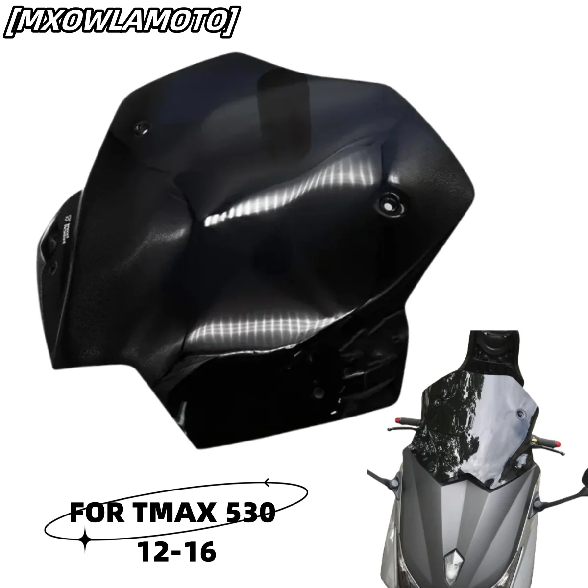 

Motorbike Windscreens Wind Deflectors Windshield Fit For TMAX T-MAX 530 2012 2013 2014 2015 2016