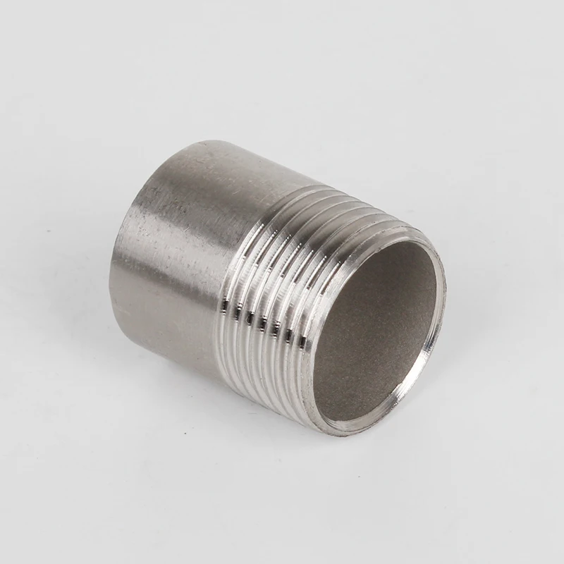 1/4 3/8 1/2 3/4 1 to 2 BSPT Male x Butt Weld Nipple 304 Stainless Steel Pipe Fitting Water Gas Oil