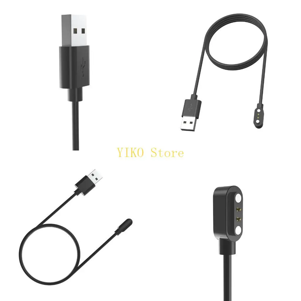 K32C Power Adapter Cradle Dock Base Compatible for P28 Smartwatch Portable USB Fast Charging Cable