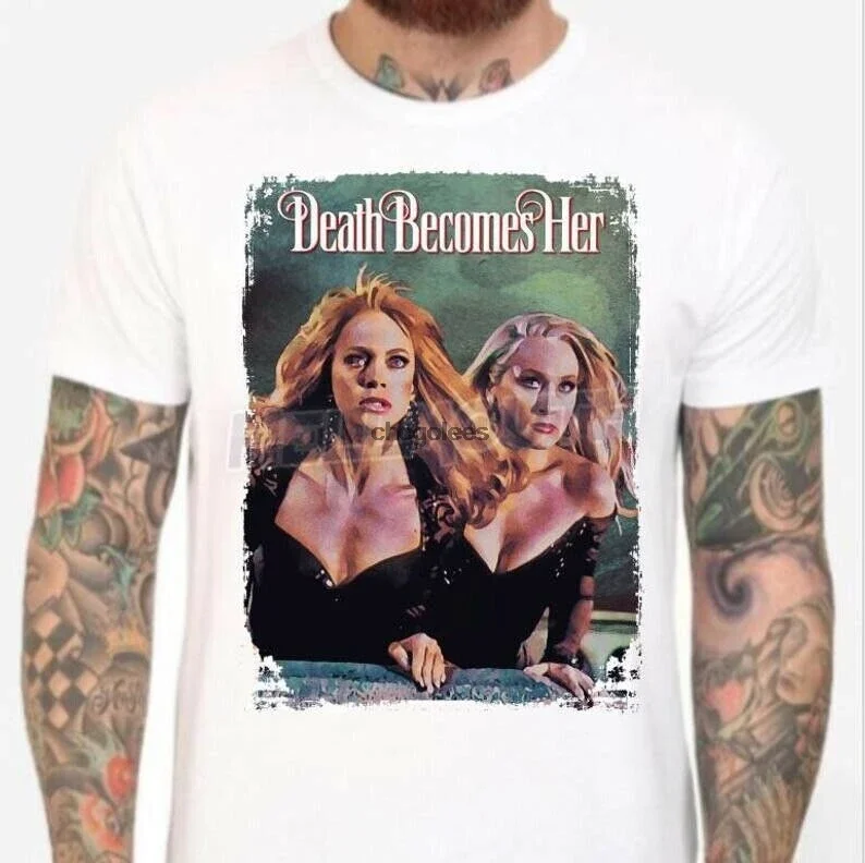 Death Becomes Her t-shirt - Mens  Womens sizes S-XXL  Meryl Goldie 1992 Retro