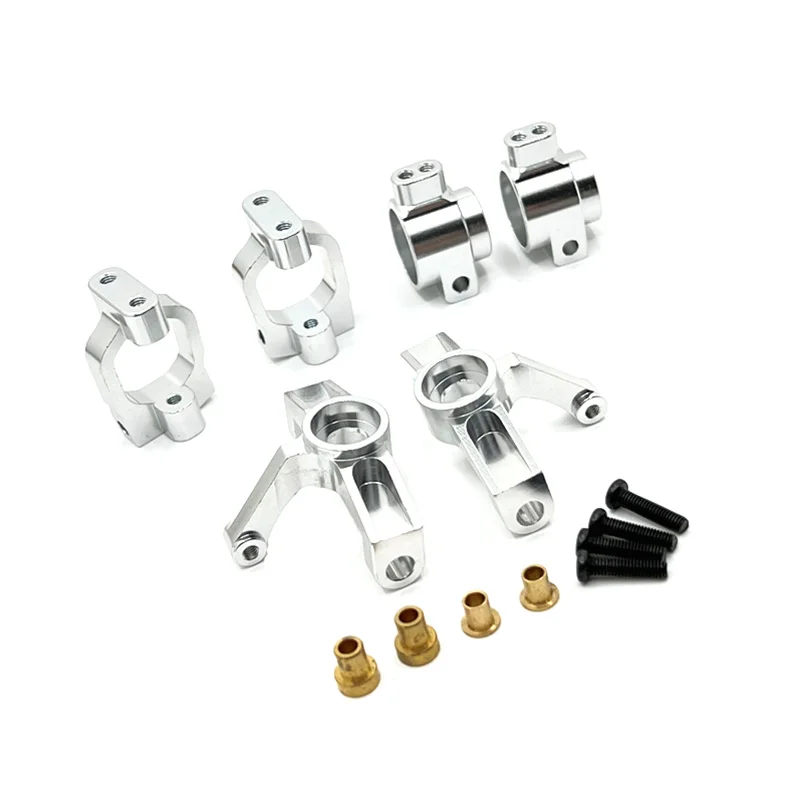 Metal Upgrade Steering Cup Rear Cup C-Seat Set For WLtoys 1/10 104072 104001 104002 RC Car Spare Parts view 5