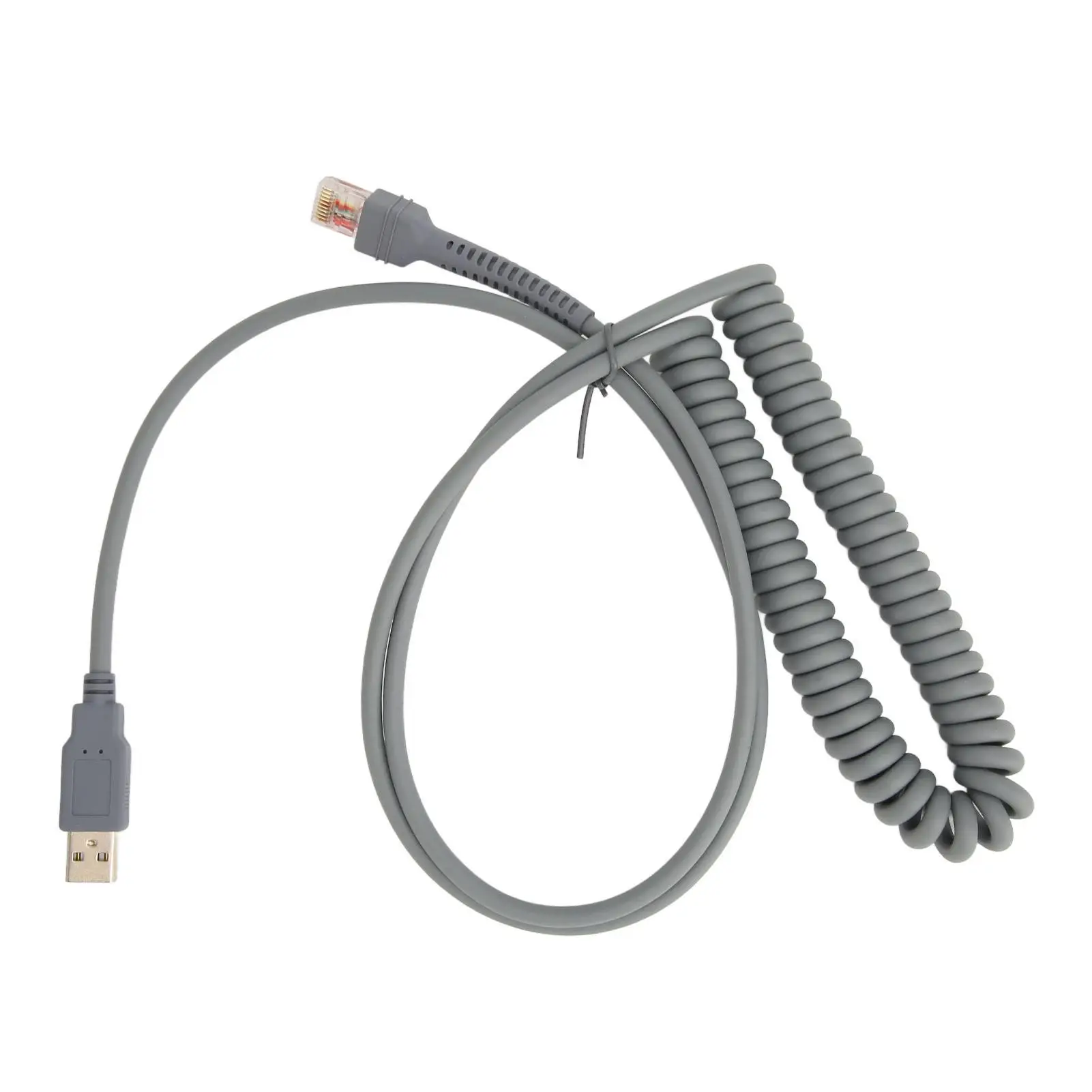 3M USB Barcode Scanner Cable for symbol LS2208, LS1203, LS4208, LS4278, DS6707 - Durable ABS Design