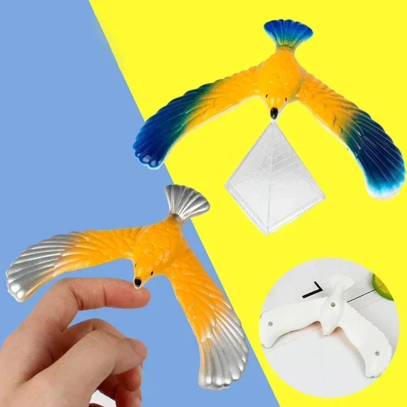 Colore casuale bambini novità equilibrio aquila uccello divertente apprendimento scatola magica equilibrio uccello giocattoli educativi Montessori regalo per bambini