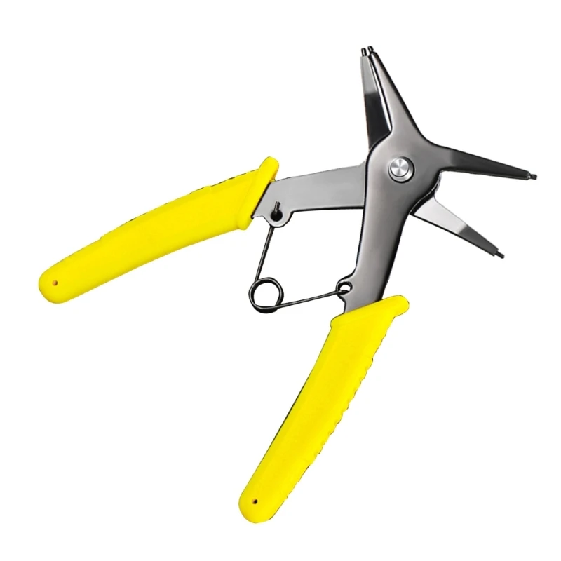 Circlip Pliers 2 in 1 High Carbon Steel Hand Tool with Wide Opening for Snap Rings Removal Maintenance Repair Use Dropship