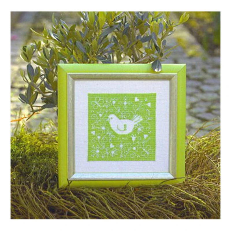 

Cross Stitch Kit Magazine Spring Bird 18CT 14CT 11CT Precision Printing Material Pack Available for Single Purchase PDF Drawings