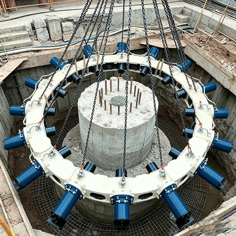 European Standard Pile Cropper Hydraulic Concrete Pile Cutting Equipment for Building Construction