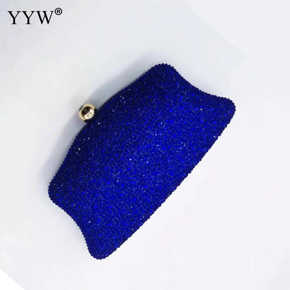Women Rhinestones Clutch Purse Fashion Minaudiere Bag For Party Wedding Crystal Evening Bags Handbag Bridal Clutches Bag Lady