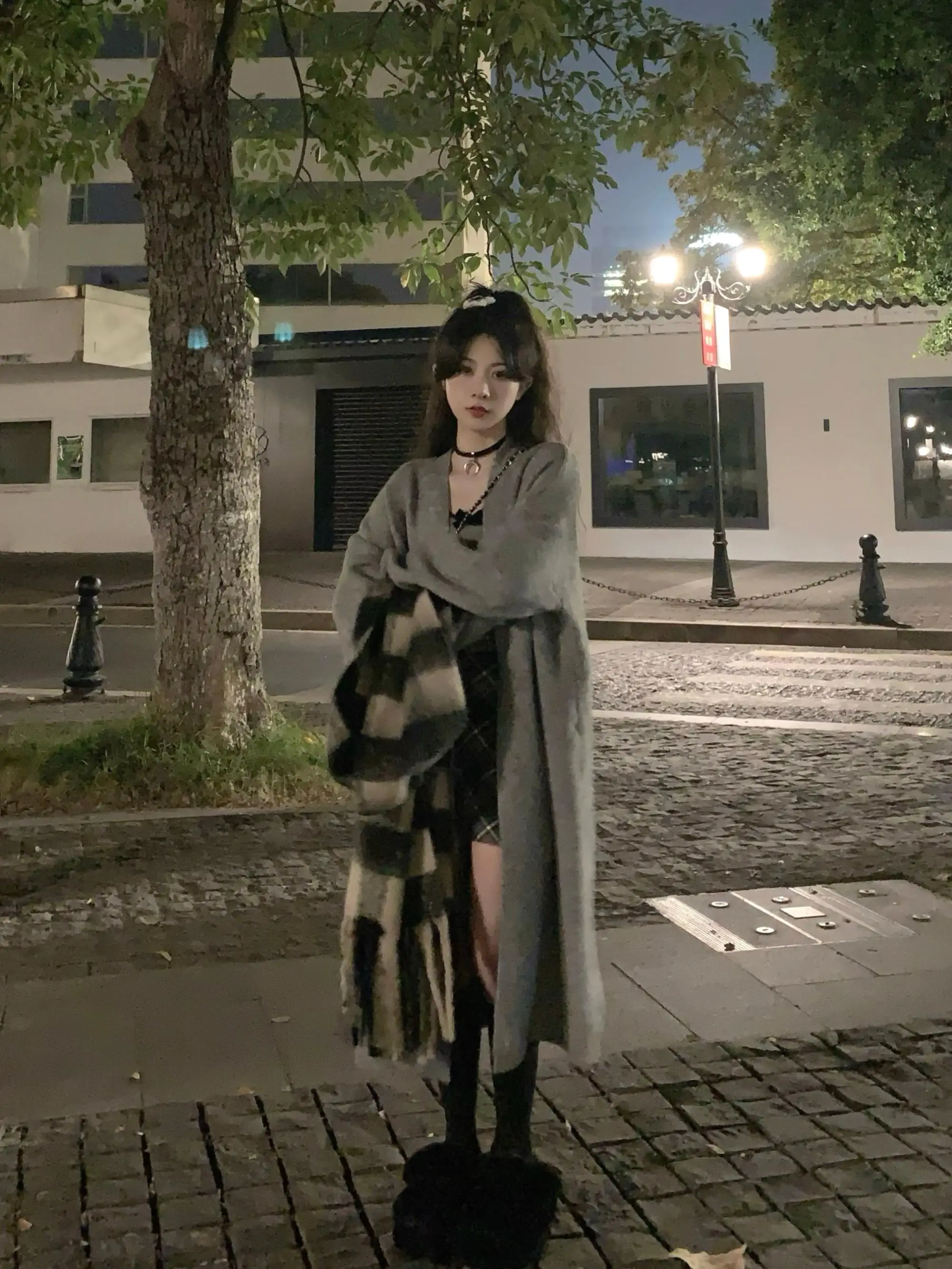 

Свободный длинный вязаный кардиган Uoo Fan Xin ey Paper Person Свитер Пальто Sweet Sle Женский модный зимний Thiened Sve