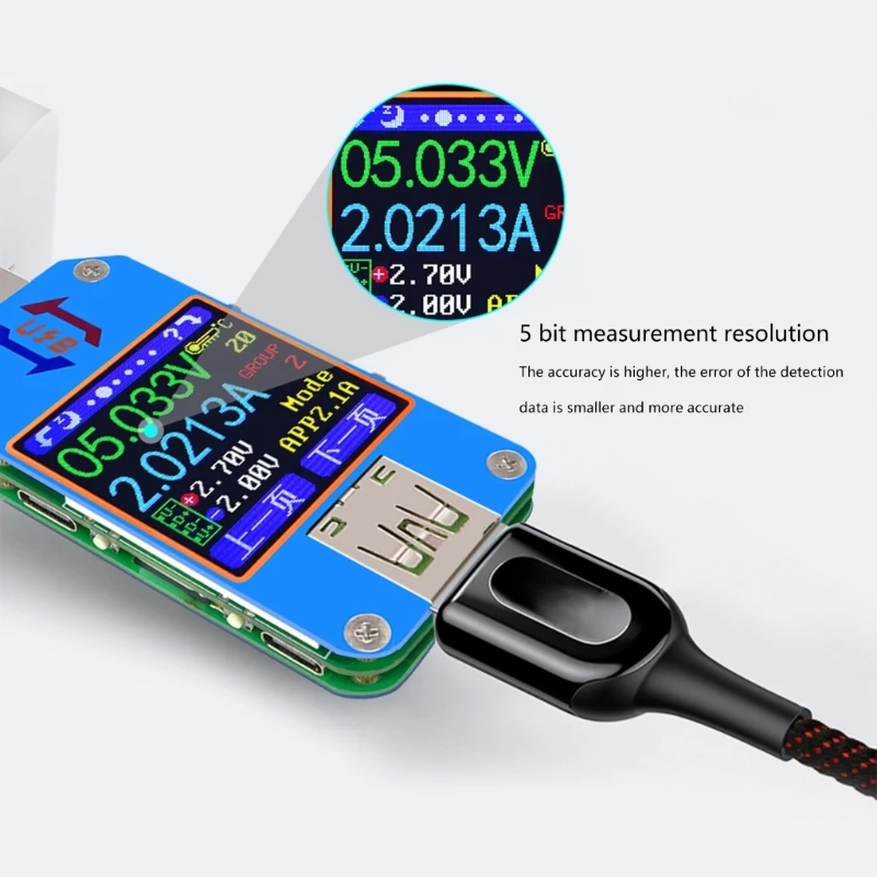 Tester USB 2.0 miernik mocy USB 4-24V 5A Tester napięcia multimetr USB miernik prądu Tester woltomierz wyświetlaczem LCD