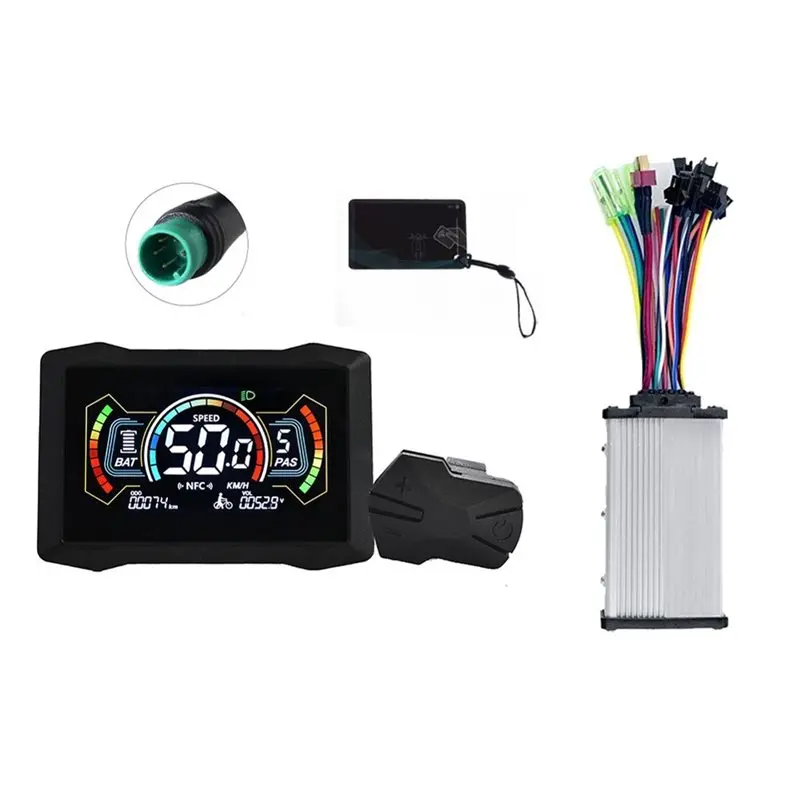 pantalla-lcd-para-scooter-electrico-a51q-h7c-motor-de-36v-48v-350w-uart-tipo-c-velocimetro-a-color-para-bicicleta-electrica