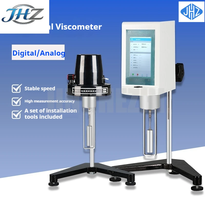 JHZ forNDJ-5TE Touch Screen Continuously Variable Speed Digital Display Rotating Viscometer Tester