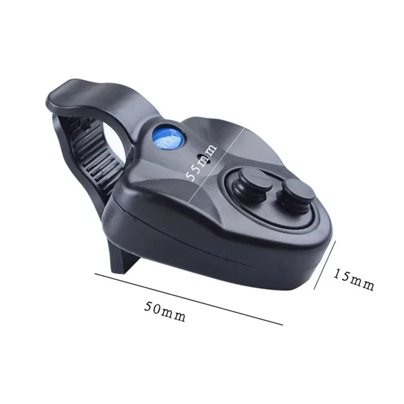 

Electronic LED Light Clip-on Night Fishing Rod Fish Bite Sound Alarm Alert Electronic Buzzer Fishing Rod Fishing Alarm Indicator