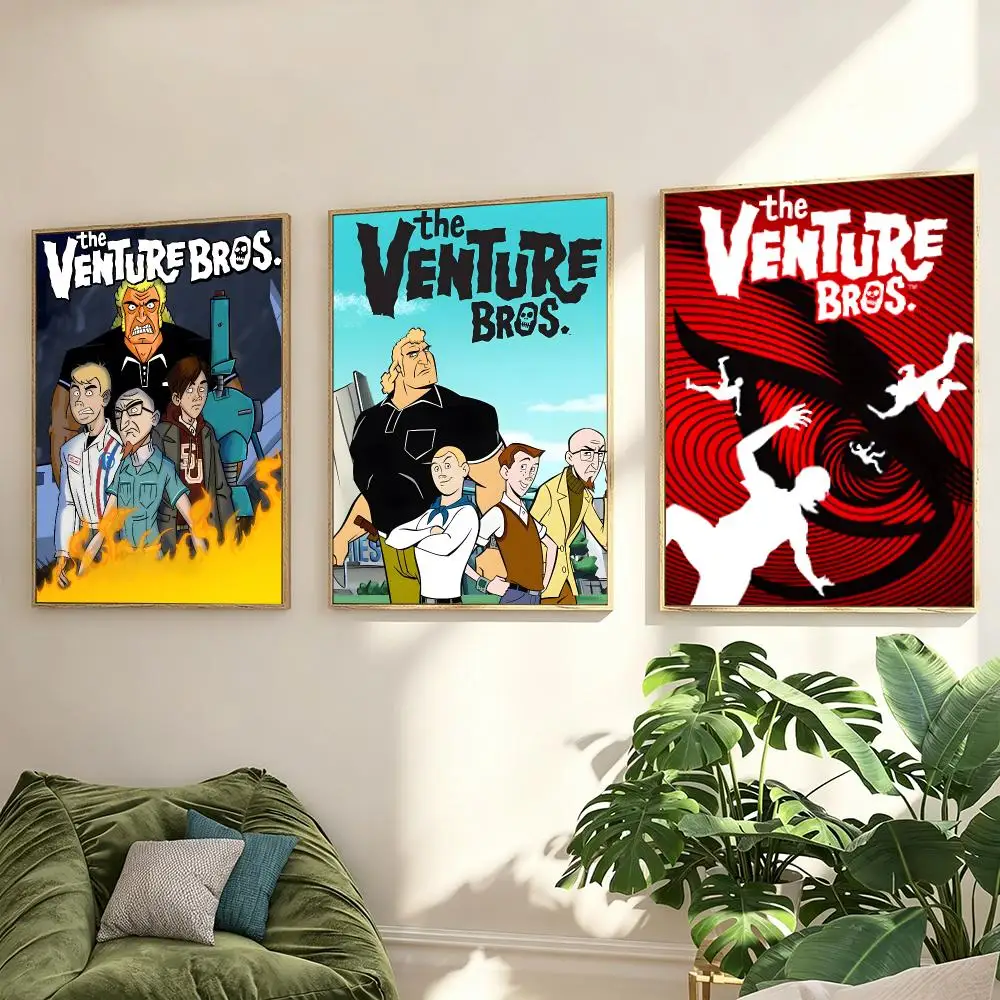 Cartoon The Venture Bros Poster Poster Minimalist Decor HD SelfAdhesive Wall Art for Home Café Bedroom Gift Aesthetic Hanging