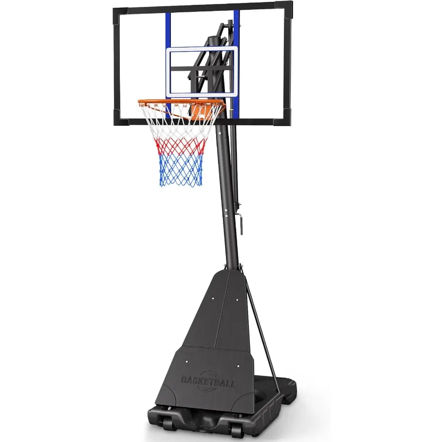 

Регулируемое уличное баскетбольное кольцо для молодежи и взрослых, высота 10 футов, с 44/48 дюймов, портативные баскетбольные ворота со ст.