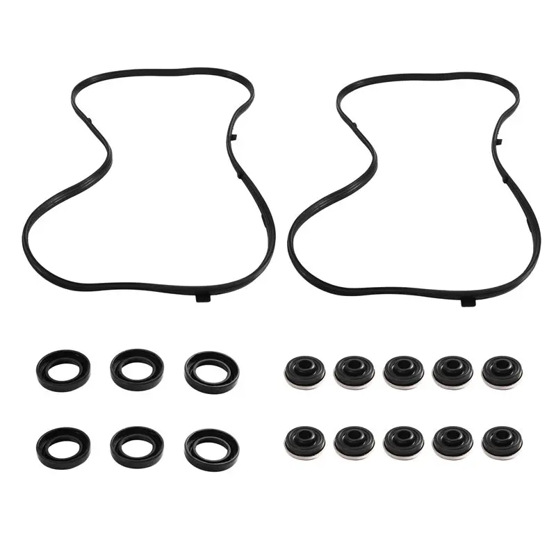 A60E-1Set Valve Cover Gasket Kit 90442P8AA00 12341-RCA-A01 12030-RCA-A01 VS50607R Suitable For Honda Civic, Accord, CR-V