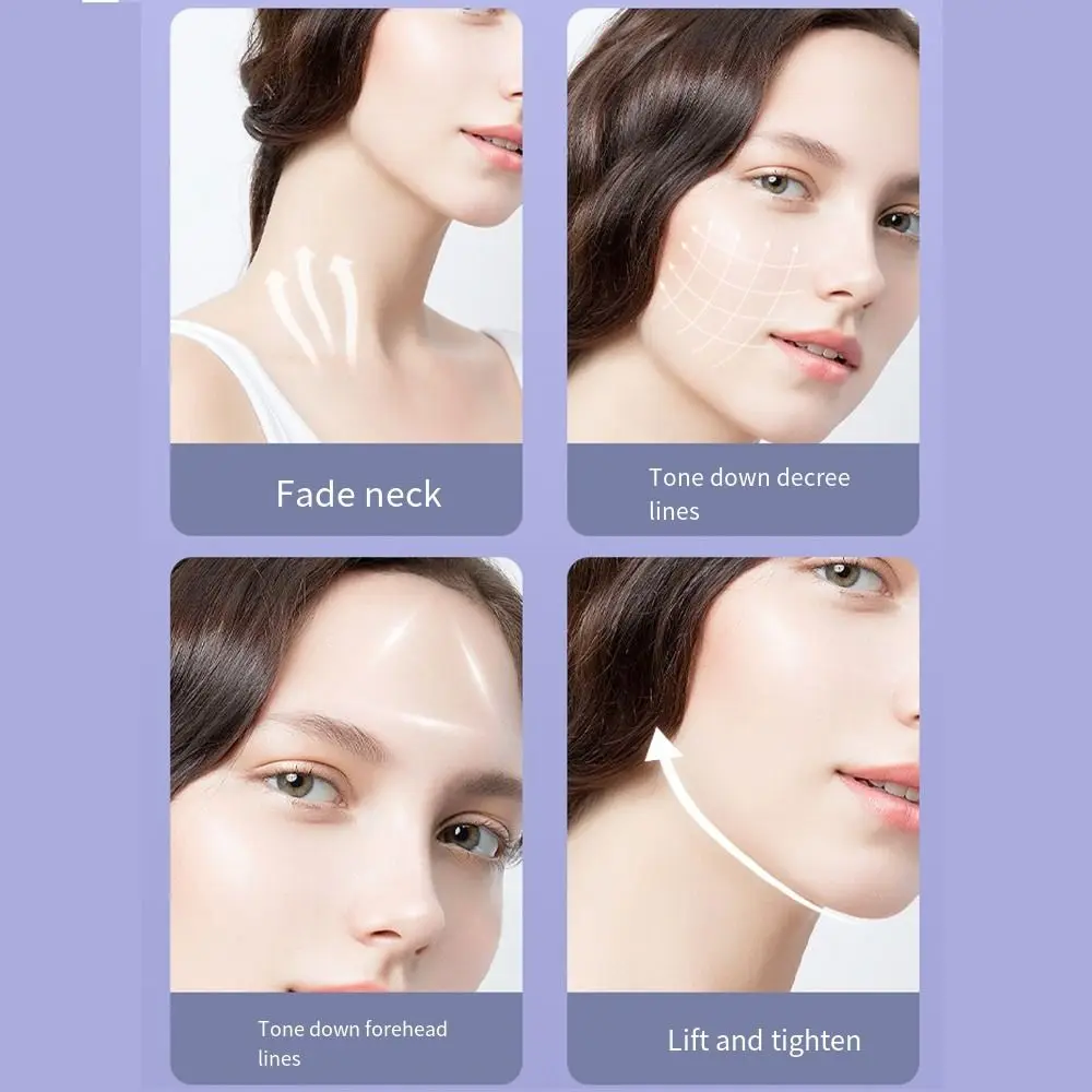 Wrinkle Removal Neck Face Beauty Device Facial Tighten Fade Facial Lines Vibration Massage Ultrasonic Double Chin Remover