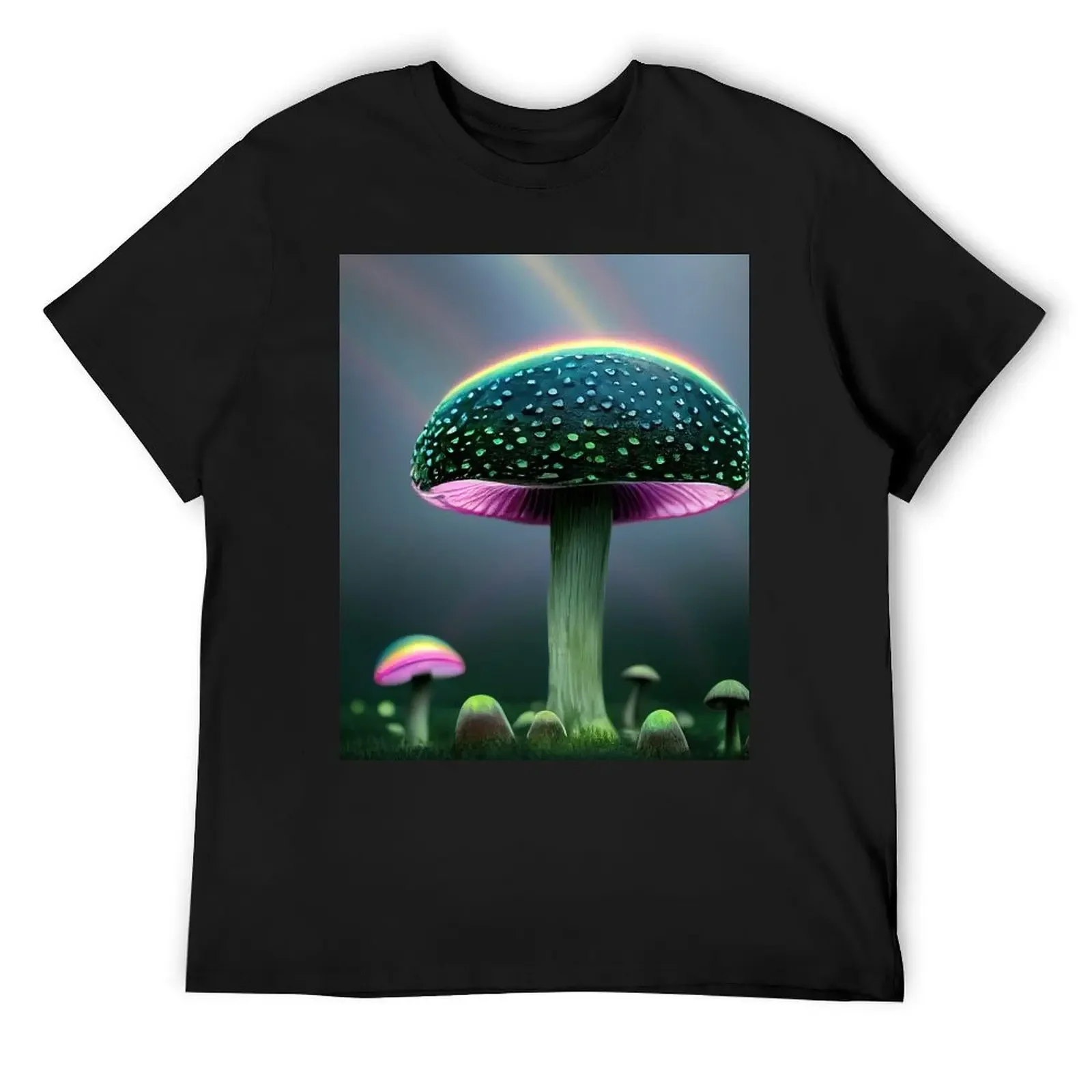 

Glow in the Dark Mushrooms T-Shirt plus sizes basketball graphic tees graphic t shirt vintage workout shirts for men