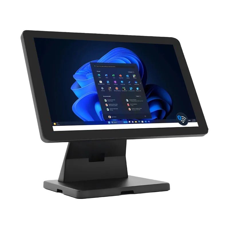 ED152 POS System Software 15/15.6 Inch Dual Touch Screen Cash Register Windows 10/11 J4125 Quad-core Processor Metal