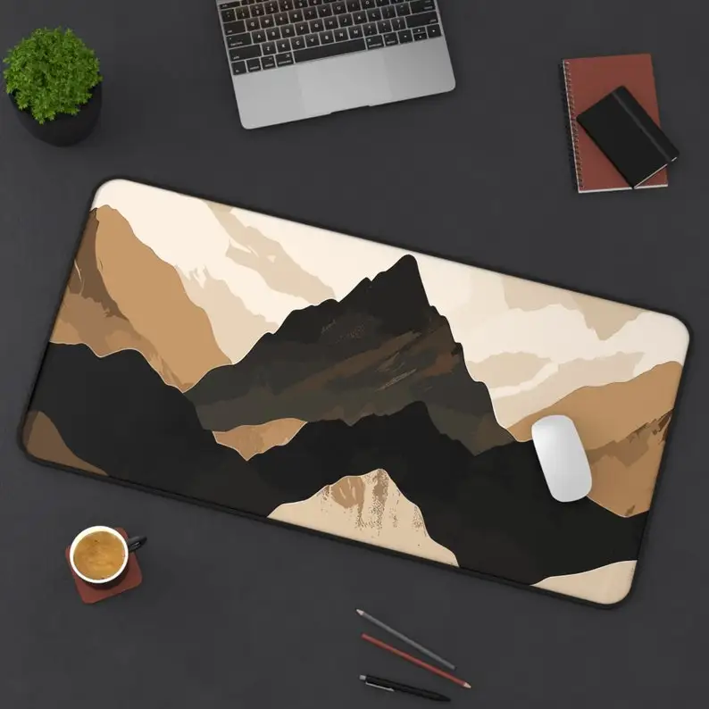 

Dark and Neutral Tone Mouse Pad, Non-slip Waterproof Gaming Mouse Pad, Office Game Desk Decorative Mat, Perfect Gift for Friends