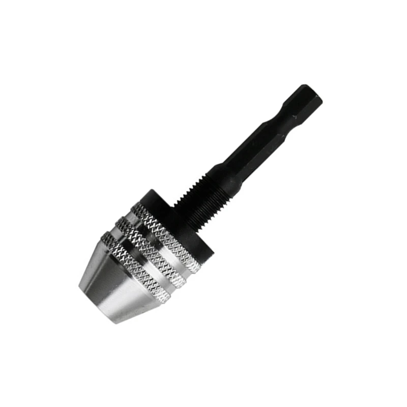 for 0.3 6.5mm Bits Hexagonal Handle Three Jaw Self Centering Twist Drill Chuck Dropship