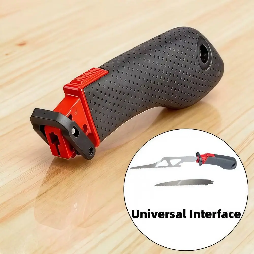 Universal Interface Reciprocating Saw Manual Handle Plastic Comfort-Grip Handle Saw Ruler Handle Portable Anti-Slip