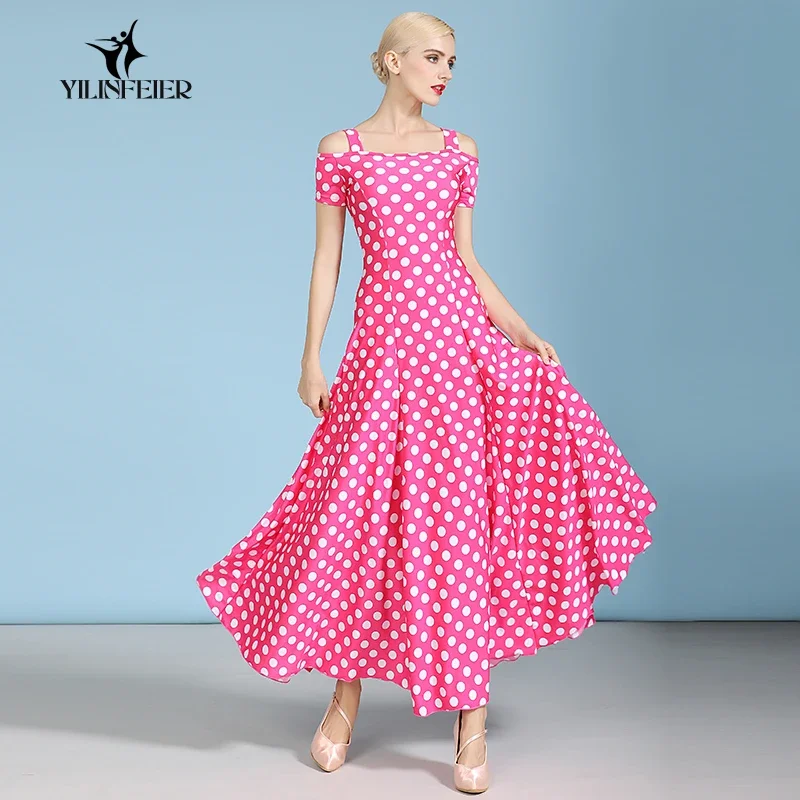 

New ballroom dance competition dress dance ballroom waltz dresses standard dance dress S9068