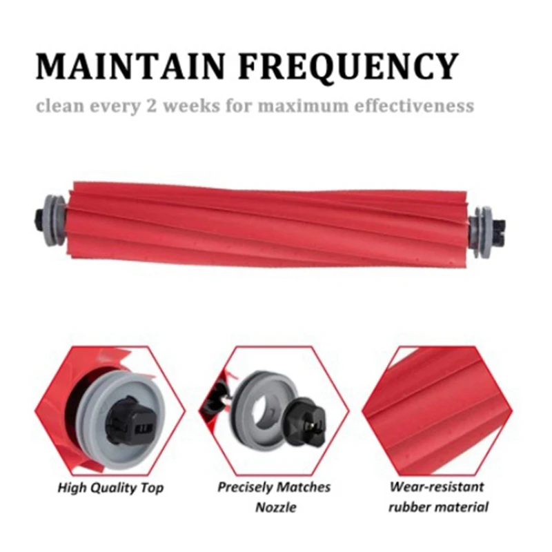 19PCS อุปกรณ์เสริมสําหรับ Roborock Q Revo /Roborock P10 A7400RR เครื่องดูดฝุ่นหุ่นยนต์หลักแปรงด้านข้างฝุ่น Mop Pad