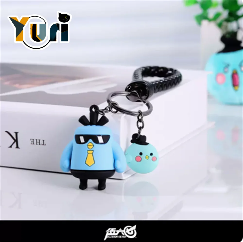 

In Stock Anime Scissor Seven Killer Seven 567 Official Xiao Fei Ji Chick Keychain Bag Pendant Accessories Cute Cosplay C