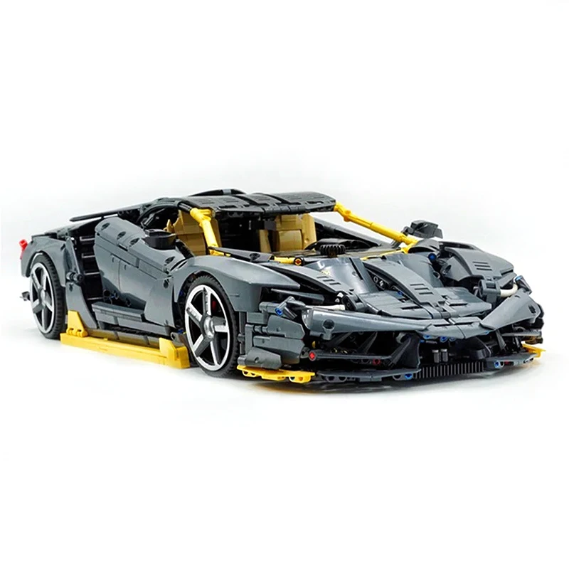High-end MOC K1-A1 Technische Zwarte Centenario 1:8 Hypercar Model Assemblage Bouwsteen Baksteen Puzzel DIY Speelgoed Kerstcadeau Kid
