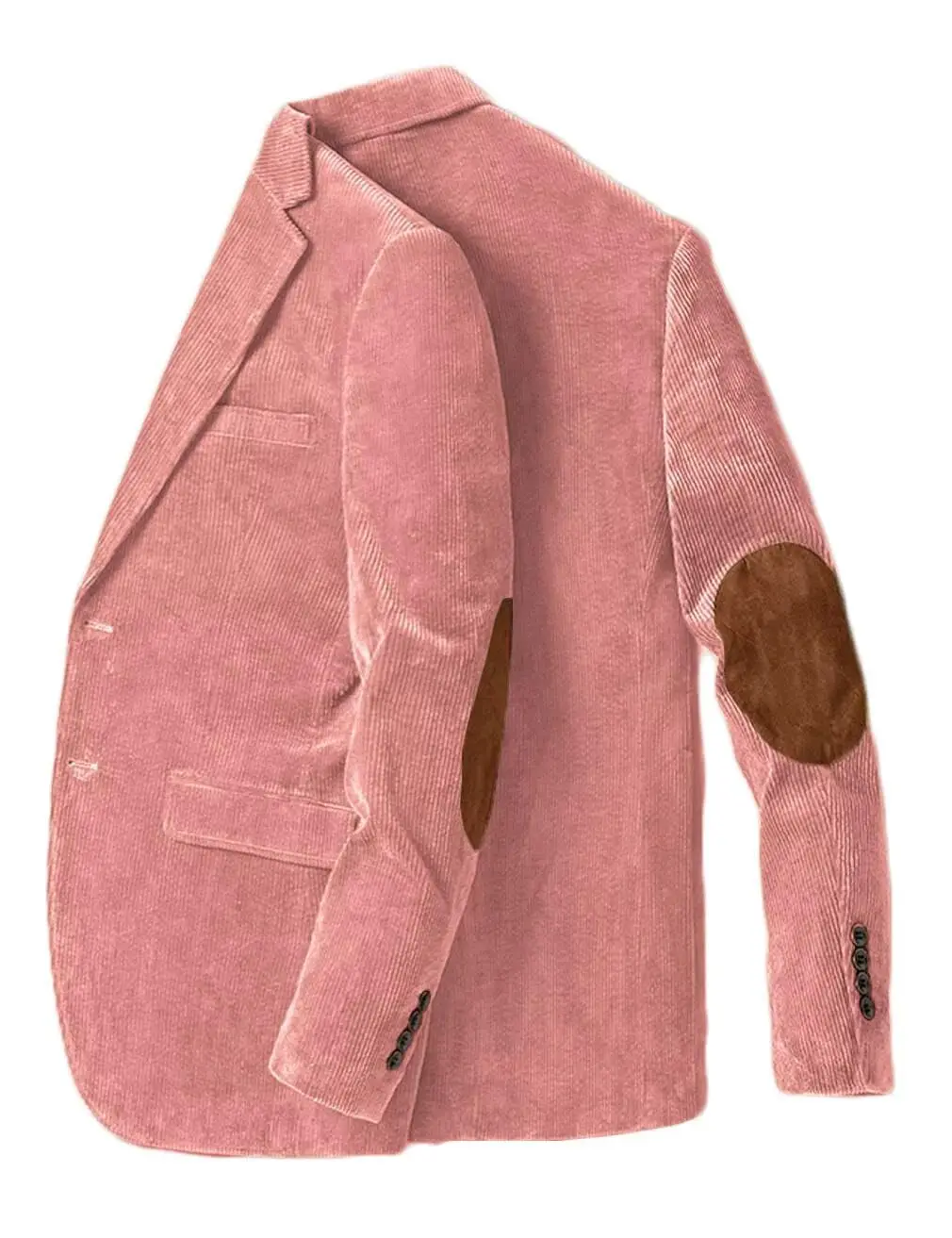 سترة رجالية كاجوال من سروال قصير مع رقعة كوع معاطف رياضية للربيع والخريف سترة رجالية غير رسمية بصدر واحد #3