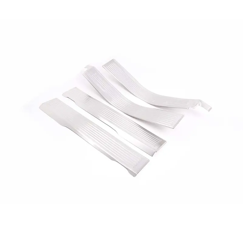 For Hummer H2 2003-2009 Stainless Steel Car Door Sill Strip Door Sill Scuff Plate Decor Sticker Car Accessories
