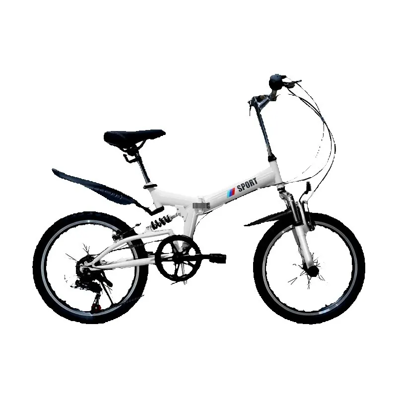 AliExpress NONE WolFAce 20 Inch 6 Speed Bike Foldable And Portable Bicycle Adult Bicycle Light Travel Mountain Bike 2021 New