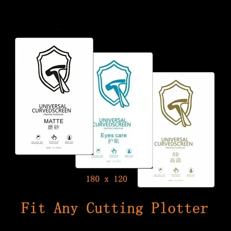 

US.EU 50Pcs TPU Soft Flexible Hydrogel Film Sunshine Sheet Mechanic Curved Screen Protector Foil For Any Cutting Machine