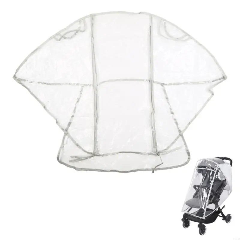 T8UD Stroller Rain Cover Waterproof Windproof for Protection Universal Stroller Accessory Baby Travel Weather Shield