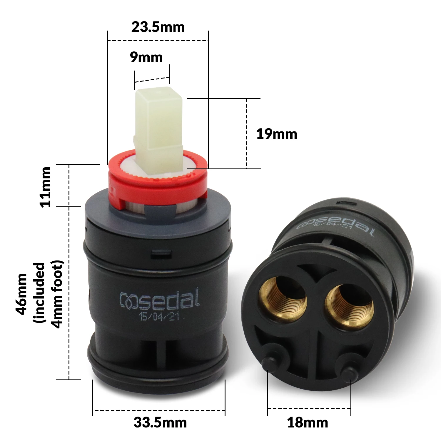 

35 мм/40 мм кухонный смеситель для раковины, керамический кран с сердечником клапана, керамическая катушка, водонагреватель, смесительный клапан для воды, основной переключатель, запасные части