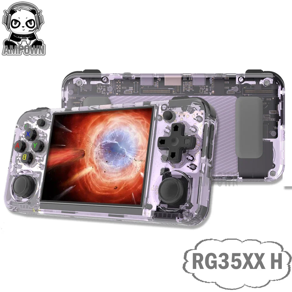 Anbernic RG35XXH RG35XX H 64G 128G 3.5'' Handheld Game Console 3300mAh H700 CPU Portable Video Game Console Support 5K 10K Games