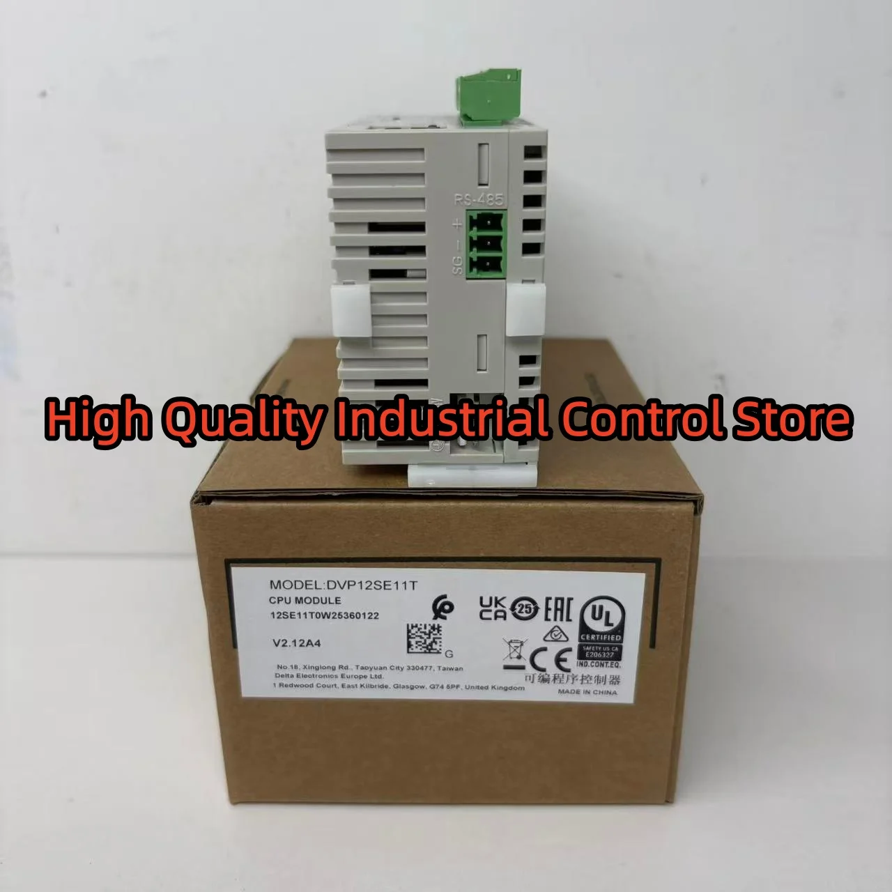 โมดูล PLC DVP12SE11T ใหม่ในกล่อง