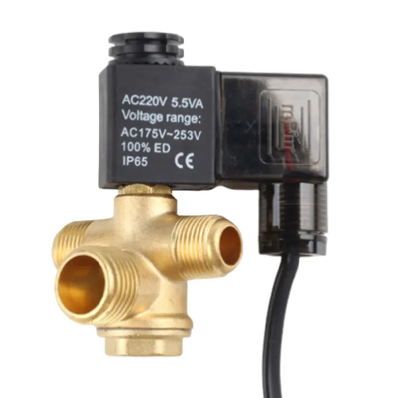 Silent Oil-free Air Compressor Air Pump Accessories Solenoid Valve Unloading Valve Relief Top Exhaust Valves