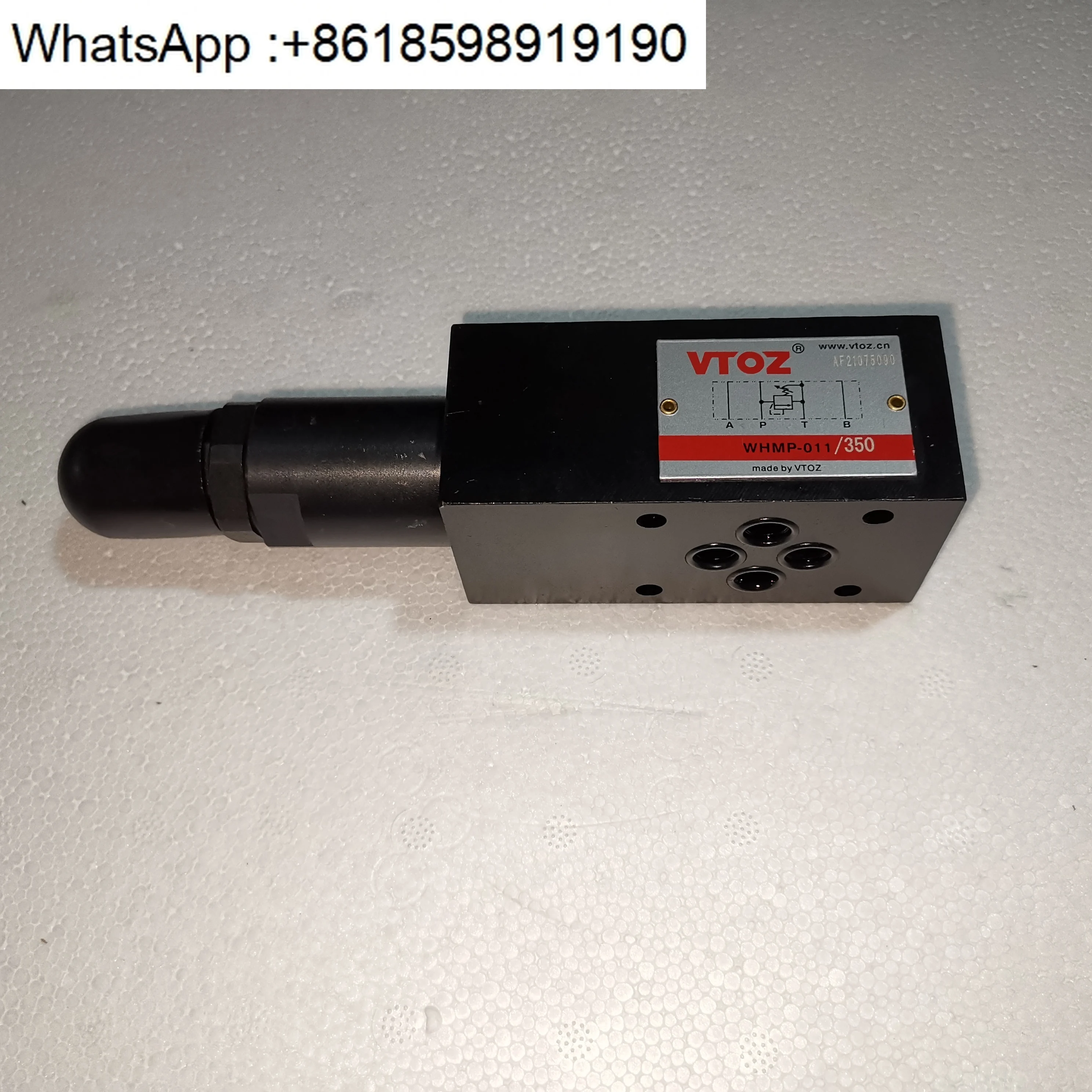 VTOZ WHMP-011/210 Válvula de alivio apilada WKM-011/350