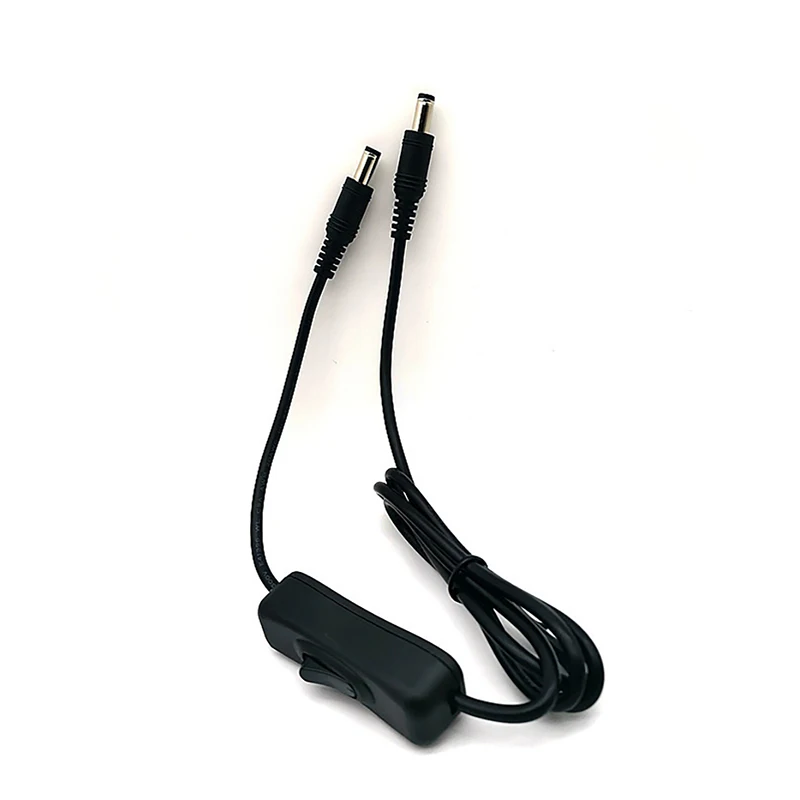 5V 12V 24V 36V DC Power Cord 5.5*2.1mm Male to male DC Power Adapter cable with switch support 3A cctv cables