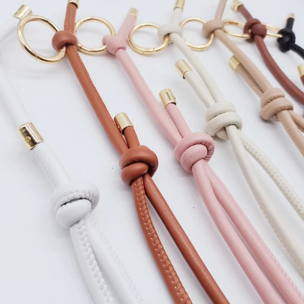 80-140cm Adjustable Bag Handles For Handbag Tie Rope Shoulder Bag Strap Replacement Bag Accessories Bag Belt For Crossbody Bag