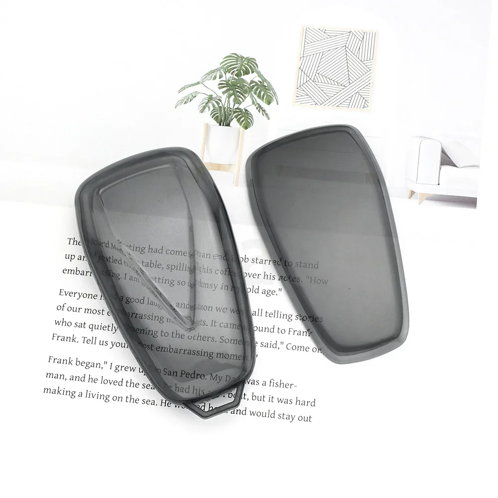 Soft Black Transparent TPU Key Case Cover for Changan CS55 PLUS CS75 PLUS CS35 PLUS UNIT UNIK Oshan X7 X5 KeyChain Accessories