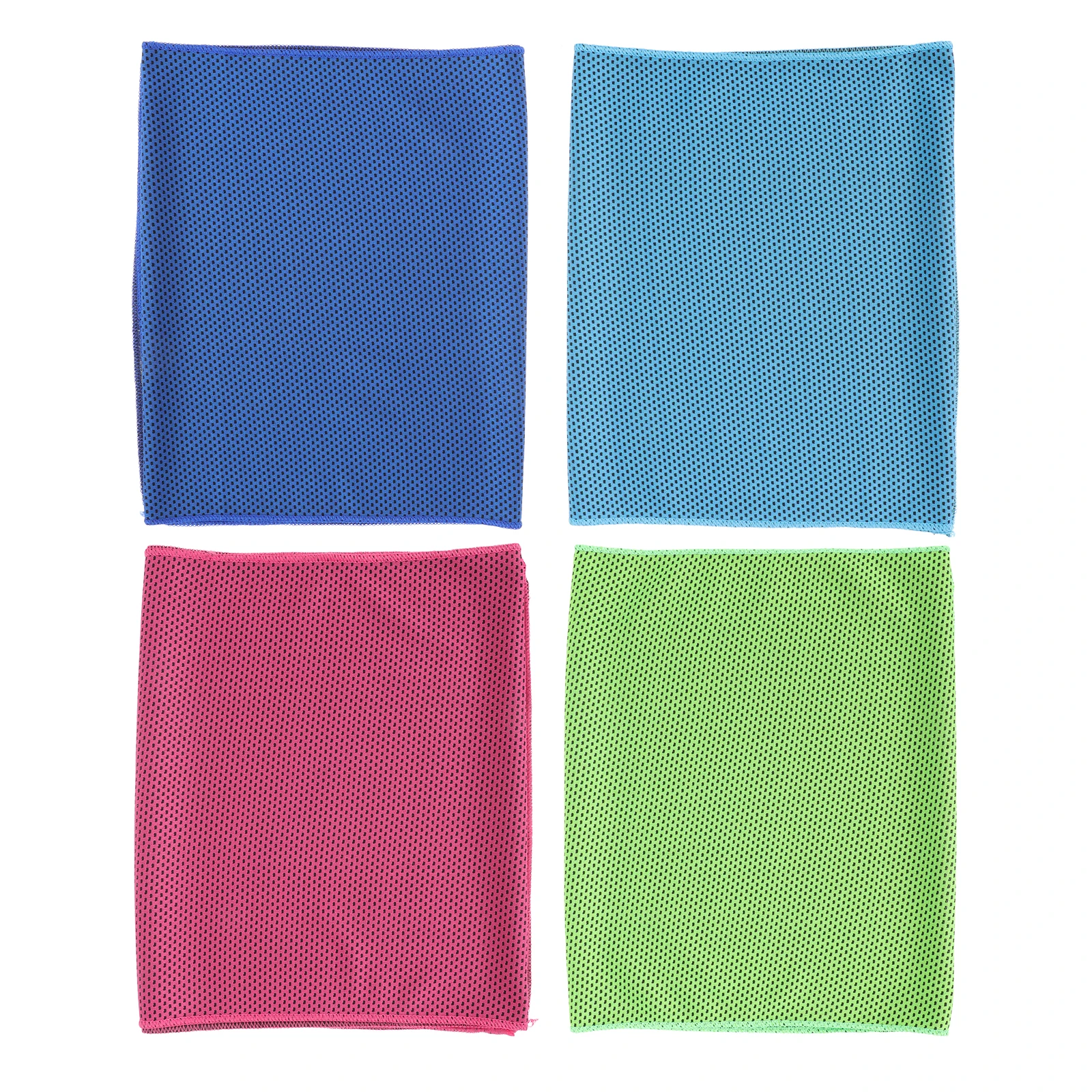 

4pcs Cooling Towels Microfiber Sweat Absorbing Running Yoga Cycling Travel Lightweight Portable Skin friendly