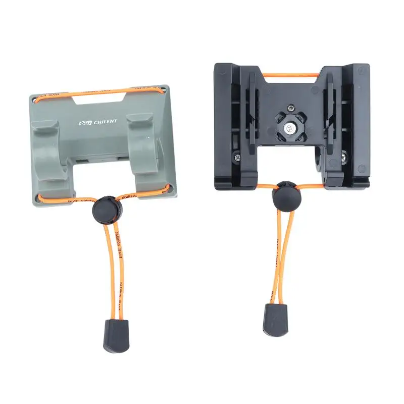 Outdoor Professionals Belt Clip Rod Holder Hands-Free Slide Lock System With 360° Rotation For Fly Fishing And Spinning Rods