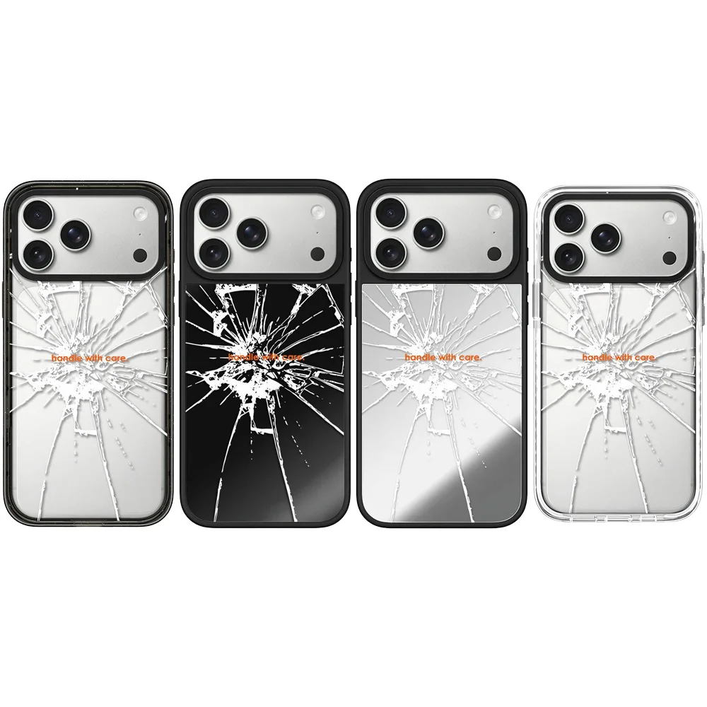 6060332 Acrylic / Mirror Magnetic Case: Compatible with IPhone 17 16 15 14 13 12 Pro Max 17 Air