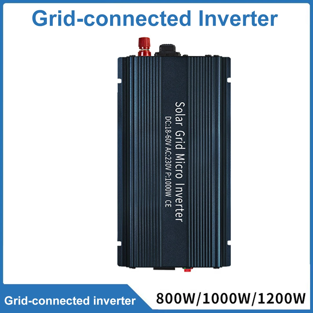 1000W Anti-Reverse Current CT Grid-Connected Inverter 18-60V Wide-Voltage Battery Solar Panel Universal Support Customization