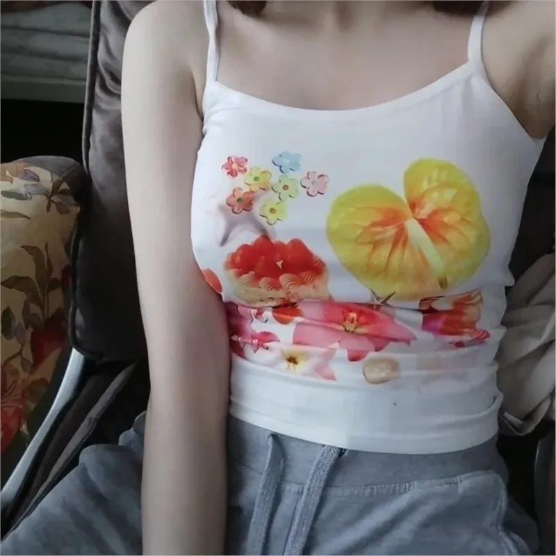 

Эстетическая одежда, милые топы в стиле аниме, женские укороченные топы, топ Y2k, кокетка, одежда 90-х годов, винтажная женская одежда с подтяжками