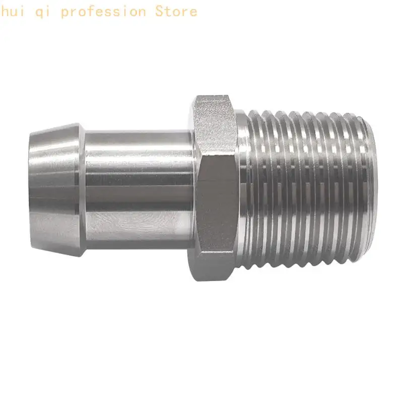 1/2 Zoll NPT 5/8 Zoll Widerhaken-Kühlmittelschlauchanschluss für Heizungsschlauch und Garagenreparatur H8WE – Detail 8