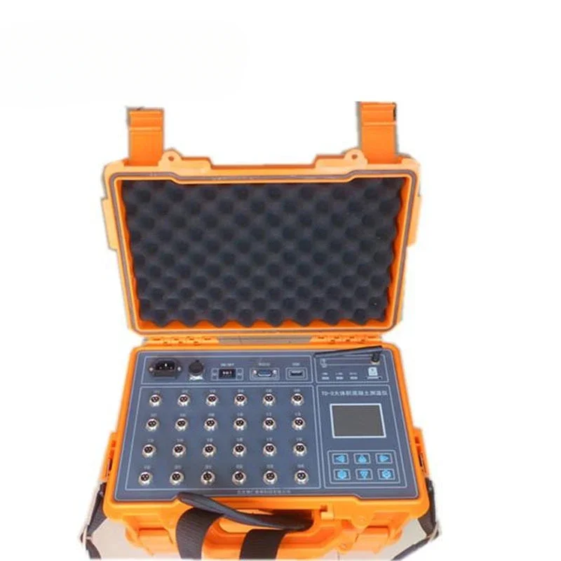 TD-3 mass concrete thermometer temperature measuring line RF 32-channel intelligent temperature detector in stock.